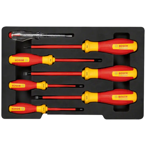 Conjunto 6 Chaves VDE + 1 Busca-Polos SL3 Bosch